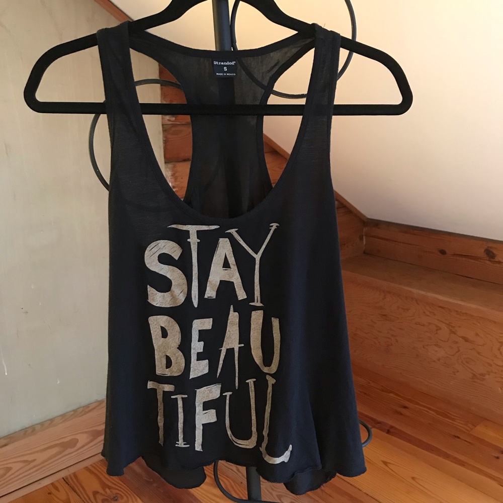 Stranded Graphic Tank Top, EUC, S